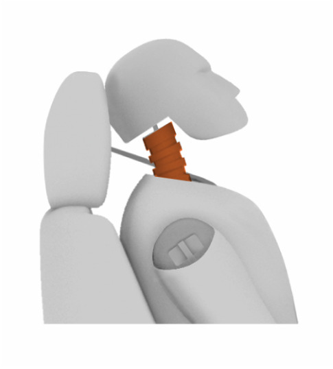 Latigazo cervical en impacto trasero (Asientos delanteros)