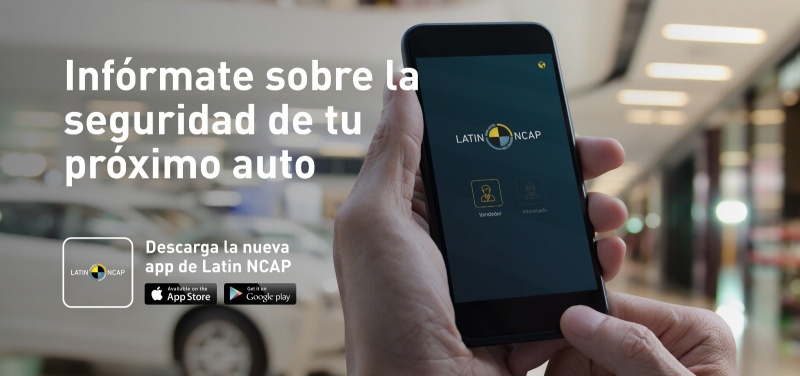 O Latin NCAP lança aplicativo móvel com classificações de segurança de veículos novos 